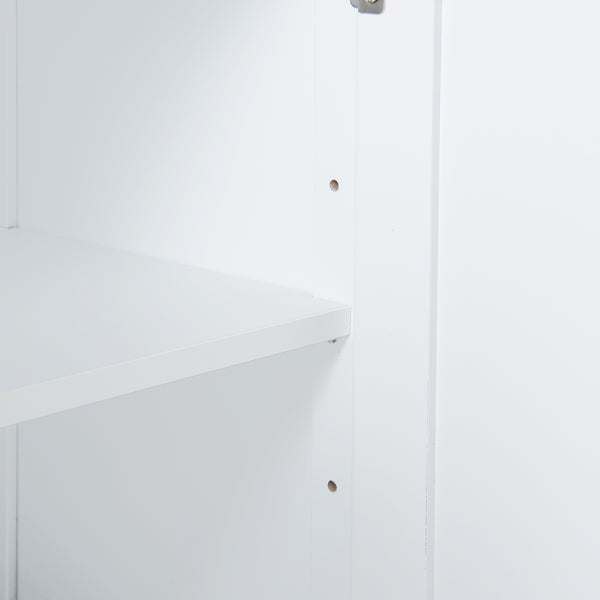 Spiegelschrank Karlsøy 50x60x15cm Weiß [en.casa]