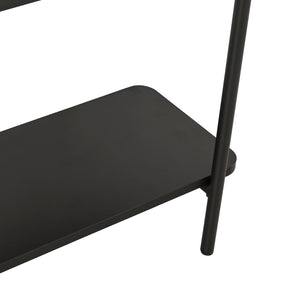 Wandgarderobe Bremanger 162x60x26cm Schwarz [en.casa]