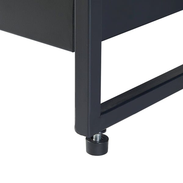 Pflanzenregal Berkelland Metall Schwarz [en.casa]