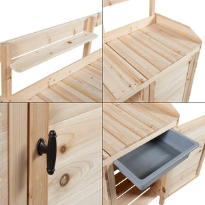 Pflanztisch Alessano Tannenholz [casa.pro]