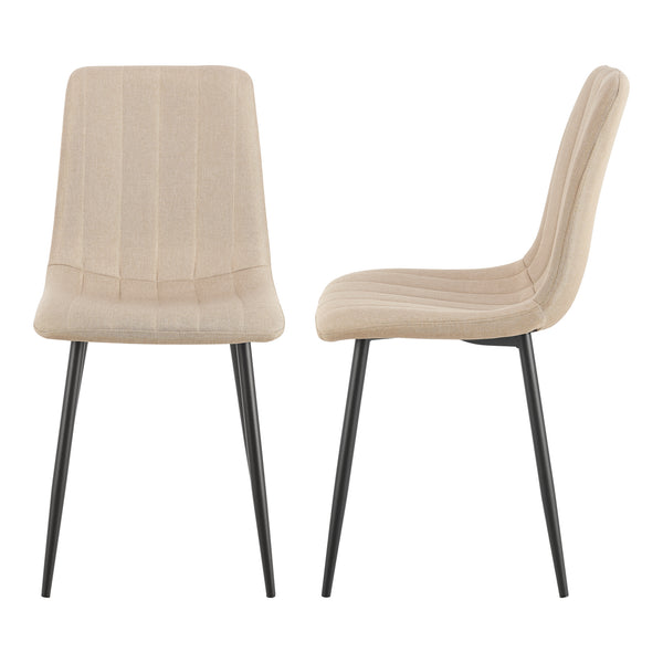 Essgruppe Fitjar 5-teilig Betonoptik / Hellbraun [en.casa]