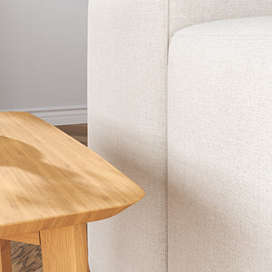 Beistelltisch Haad 45x50x50 cm Bambus Natur [en.casa]
