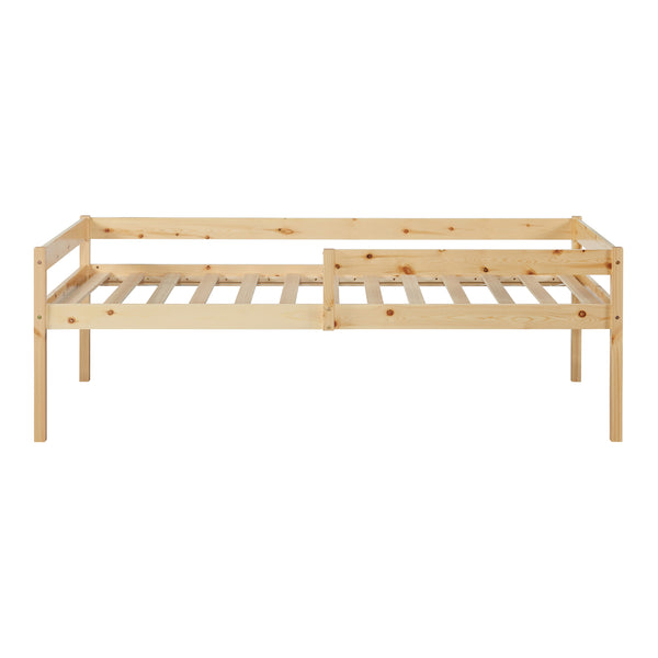 Doppel-Kinderbett Sonkajärvi mit Matratze 90x200cm Natur [en.casa]