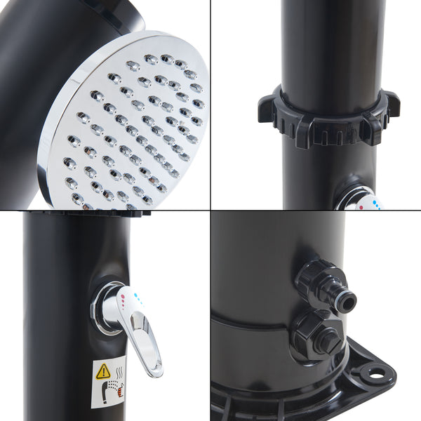 Solardusche Kebomi 216 cm 18 L [casa.pro]