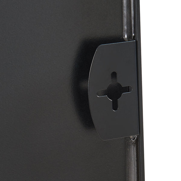 Wandspiegel Tarvindak 120x40 cm Schwarz [en.casa]