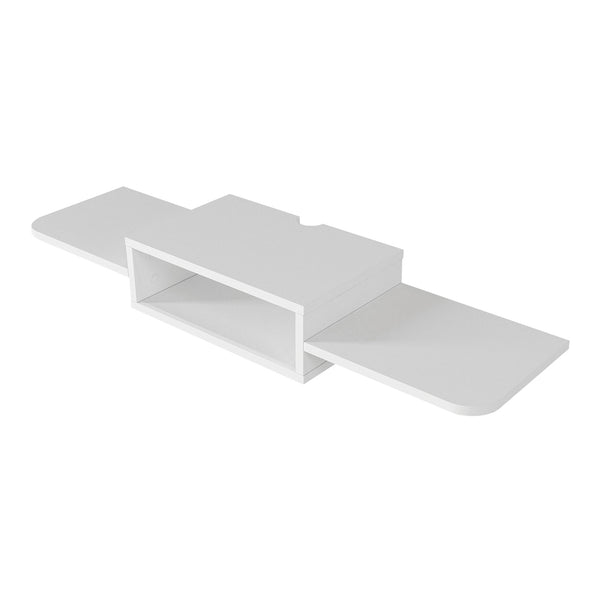 TV-Lowboard hängend Tar 115x30x16 cm Weiß [en.casa]