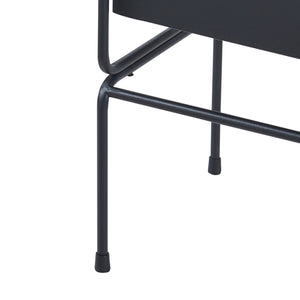 Pflanzenständer Sveio 2er Set Metall Schwarz [en.casa]