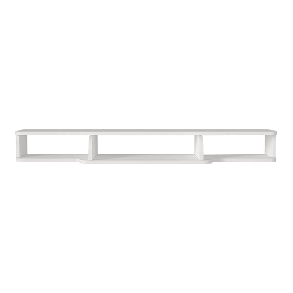 TV-Lowboard hängend Aar 135x30x16 cm Weiß [en.casa]