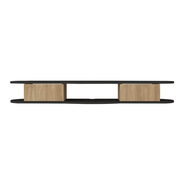 TV-Lowboard hängend Nyskiri 150x35x19 cm Anthrazit/Eicheoptik [en.casa]