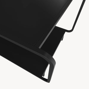 Couchtisch Færder 115x50x45 cm Stahl Schwarz [en.casa]