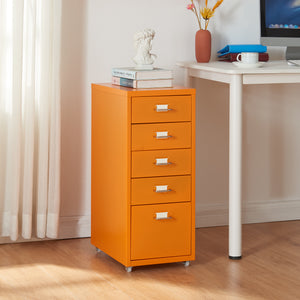 Rollcontainer Kökar mit 5 Schubladen 69x28x41 cm [en.casa]