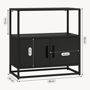 Aktenschrank Hailuoto Stahl [en.casa]