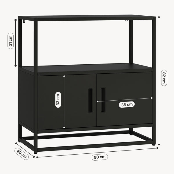 Aktenschrank Hailuoto Stahl [en.casa]