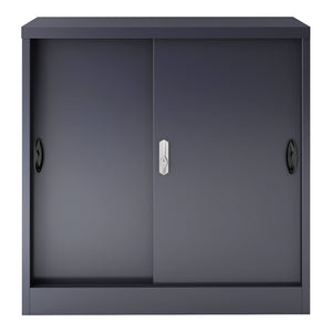 Aktenschrank Rieti Stahl 90x40x90 cm in versch. Farben [en.casa]