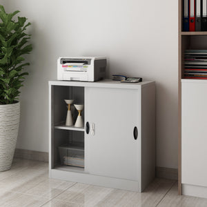 Aktenschrank Rieti Stahl 90x40x90 cm in versch. Farben [en.casa]