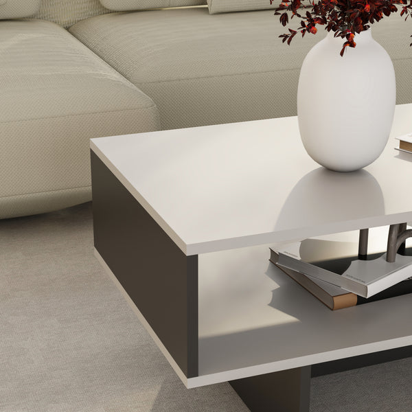 Couchtisch Mjölby 36.4x80x45 cm in versch. Farben [en.casa]