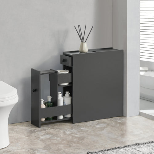 Badezimmerschrank Kihniö 58x16x48cm in versch. Farben [en.casa] - premiumXL
