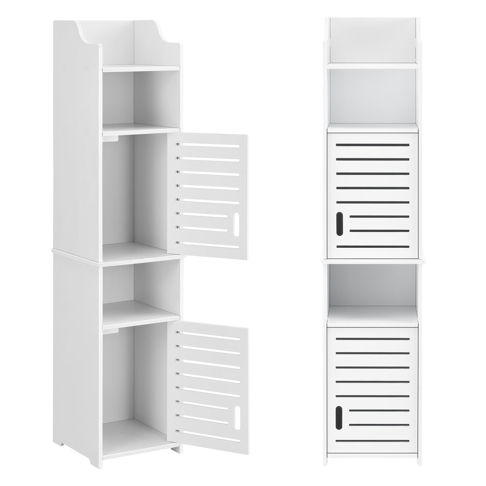 Badezimmerschrank Mora 135x32x32 cm WPC en.casa - premiumXL