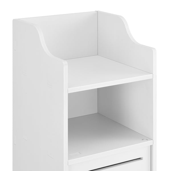 Badezimmerschrank Mora 135x32x32 cm WPC en.casa