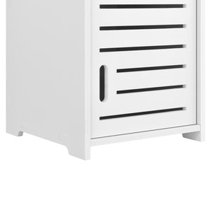 Badezimmerschrank Mora 135x32x32 cm WPC en.casa
