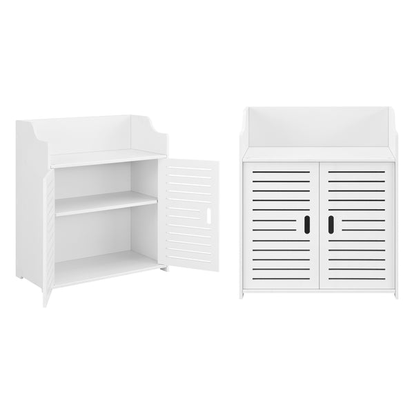 Badezimmerschrank Trosa 72x60x32 cm WPC en.casa