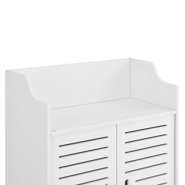 Badezimmerschrank Trosa 72x60x32 cm WPC en.casa