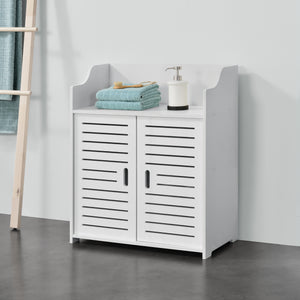 Badezimmerschrank Trosa 72x60x32 cm WPC en.casa