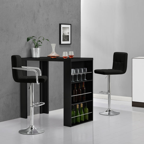 Bartheke Bonn mit 3 Fächer 117x57x107cm [en.casa]