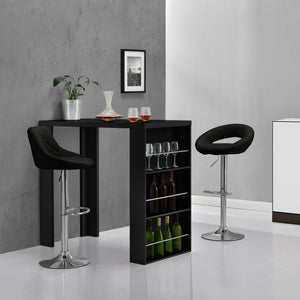 Bartheke Bonn mit 3 Fächer 117x57x107cm [en.casa]