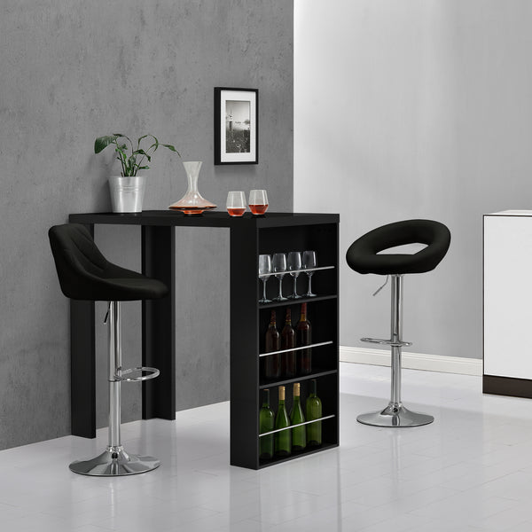 Bartheke Bonn mit 3 Fächer 117x57x107cm [en.casa]