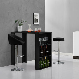 Bartheke Bonn mit 3 Fächer 117x57x107cm [en.casa]