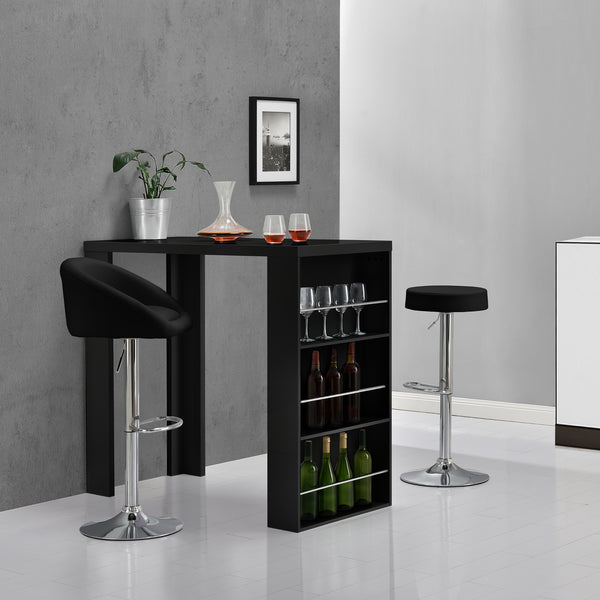 Bartheke Bonn mit 3 Fächer 117x57x107cm [en.casa]