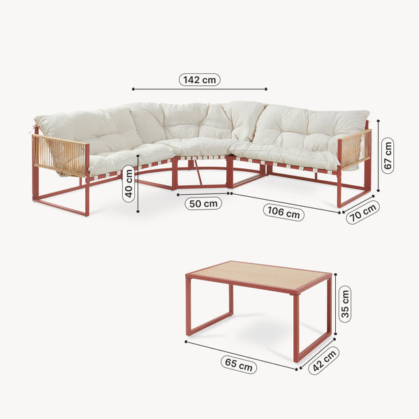 Loungeset Karg [casa.pro]