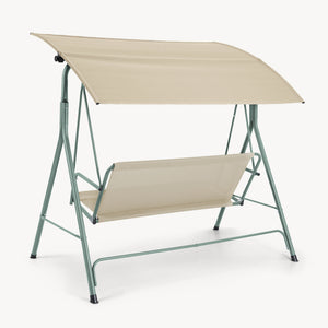 Hollywoodschaukel Satten 3-Sitzer [en.casa]