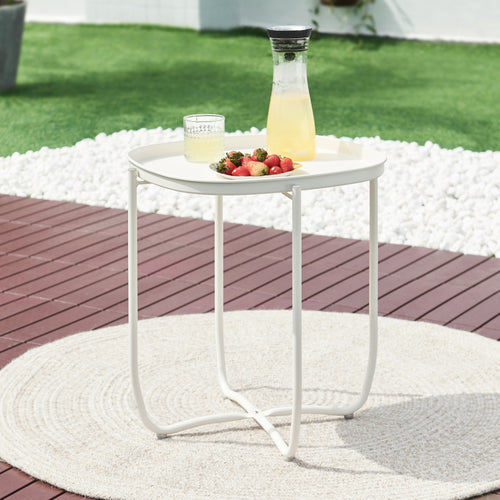 Tabletttisch Sandefjord Stahl [en.casa]