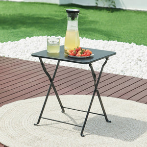 Klapptisch Vegårshei Stahl 45x40x40 cm [en.casa]