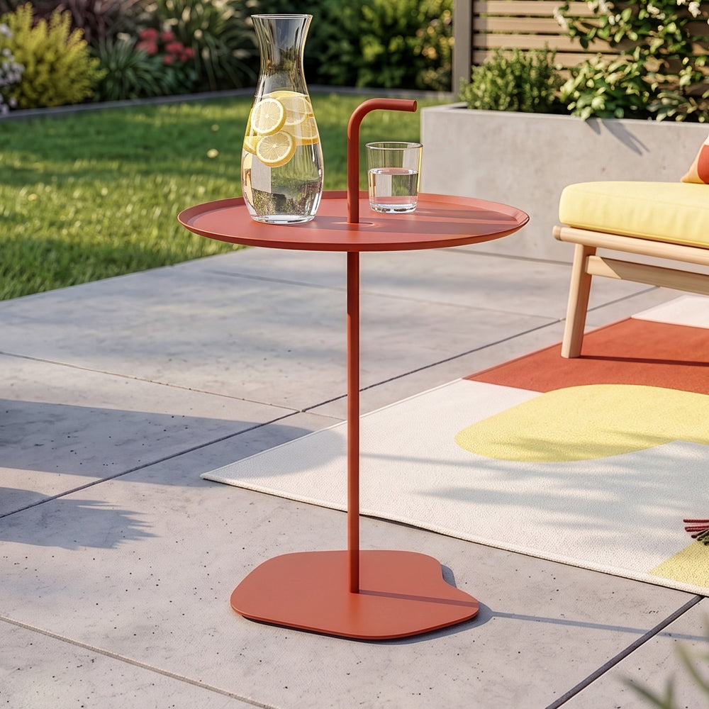 Outdoor-Metalltisch Calimera 57 x Ø38 cm [casa.pro]