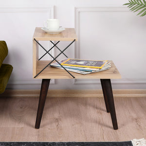 Beistelltisch Bergen 50x40x55cm in versch. Farben [en.casa]