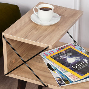 Beistelltisch Bergen 50x40x55cm in versch. Farben [en.casa]