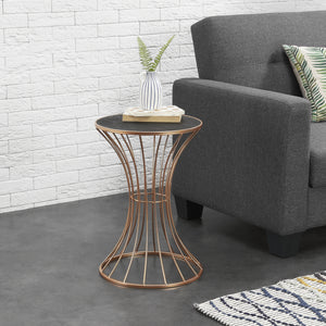 Beistelltisch Sablier in Stundenglas-Form in versch. Farben en.casa