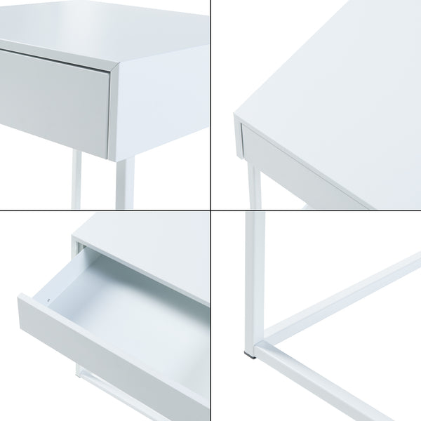 Beistelltisch Rautjärvi 50x43x41cm aus Stahl in versch. Farben [en.casa]