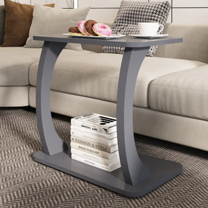 Beistelltisch Stattela C-förmig 59x35x56 cm [en.casa]