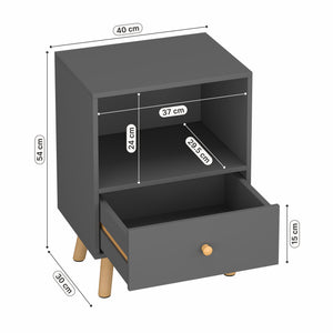 Beistelltisch Sundsvall 40x30x54 cm [en.casa]