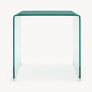 Beistelltisch Varlofrek Glas 50x50x50 cm [en.casa]