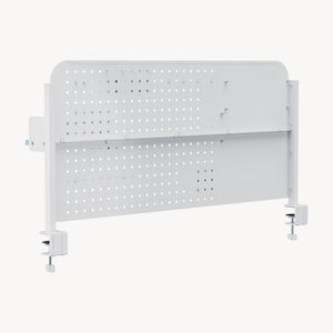 Schreibtisch-Organizer zum Anklemmen Sauda 114x68 cm Stahl [en.casa]