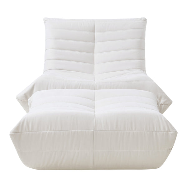 Bodensessel mit Fußhocker Kodsø 75x90x100 cm [en.casa]