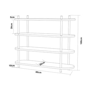 Bücherregal Øvre [en.casa]