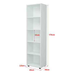 Bücherregal Vara in versch. Größen und Farben [en.casa]
