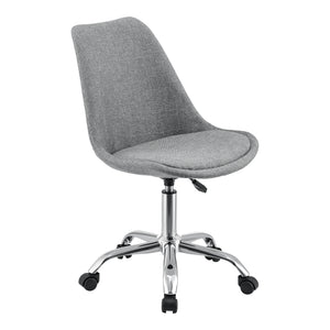 Bürostuhl Atherton 83 - 93x48x55 cm Hellgrau [en.casa] - premiumXL