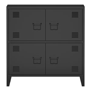 Büroschrank Hamina 80x40x82 cm in versch. Farben [en.casa]